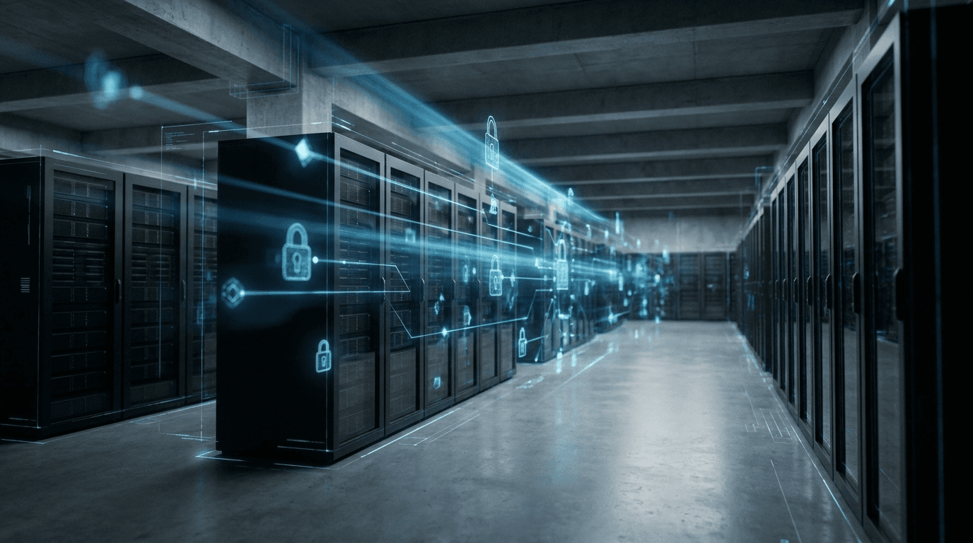 Cybersecurity code and network security visualization